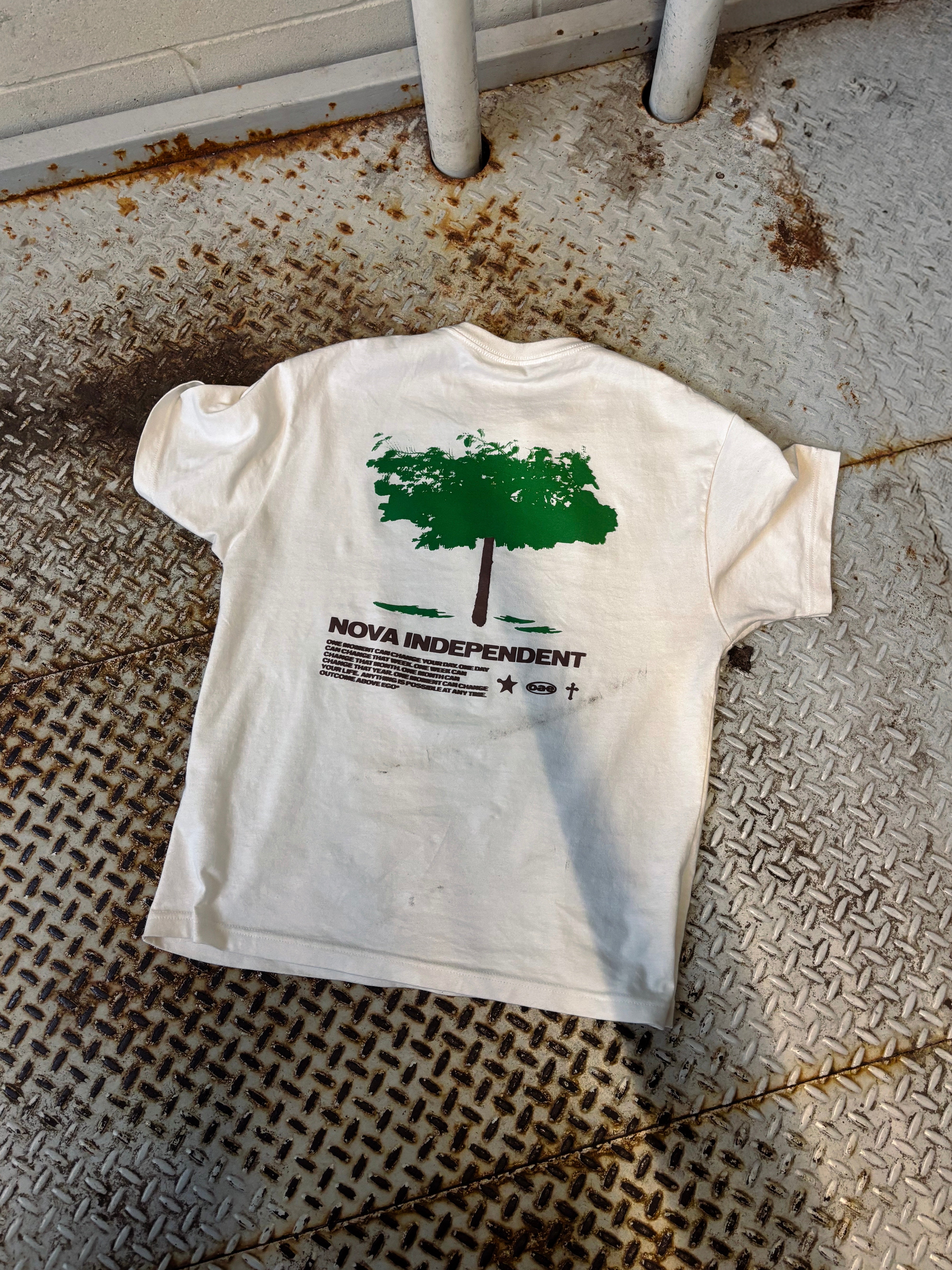 【完売品】anytee Financial Independent Tee anytee classics] Financial Independent Tee_Gra